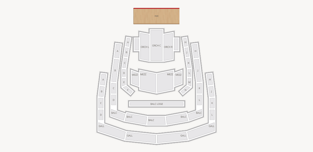 Ordway Center for the Performing Arts Seating Chart