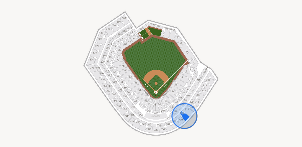 Oriole Park at Camden Yards Seating Chart