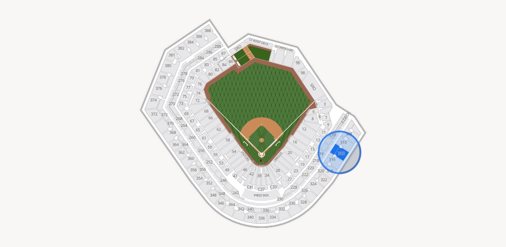 Oriole Park at Camden Yards Seating Chart