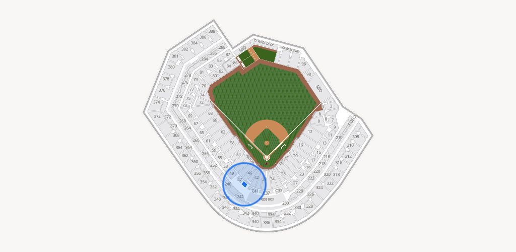 Oriole Park at Camden Yards Seating Chart