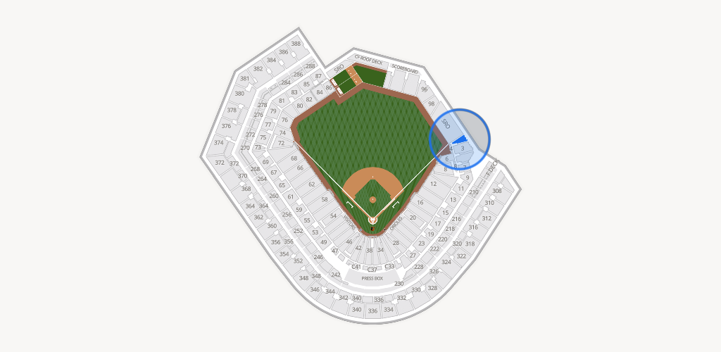 Oriole Park at Camden Yards Seating Chart