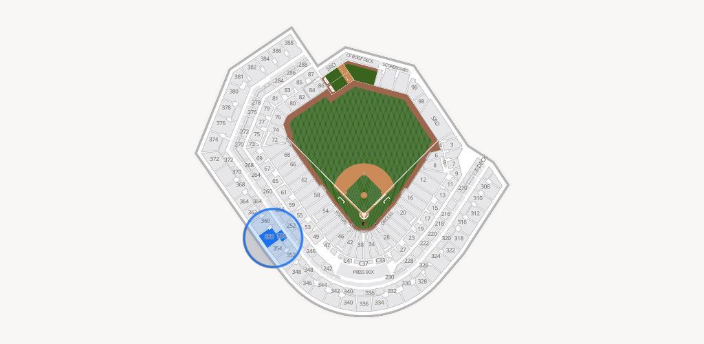 Oriole Park at Camden Yards Seating Chart