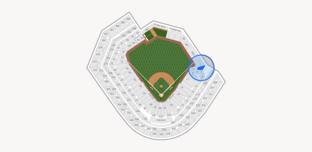 Oriole Park at Camden Yards Seating Chart
