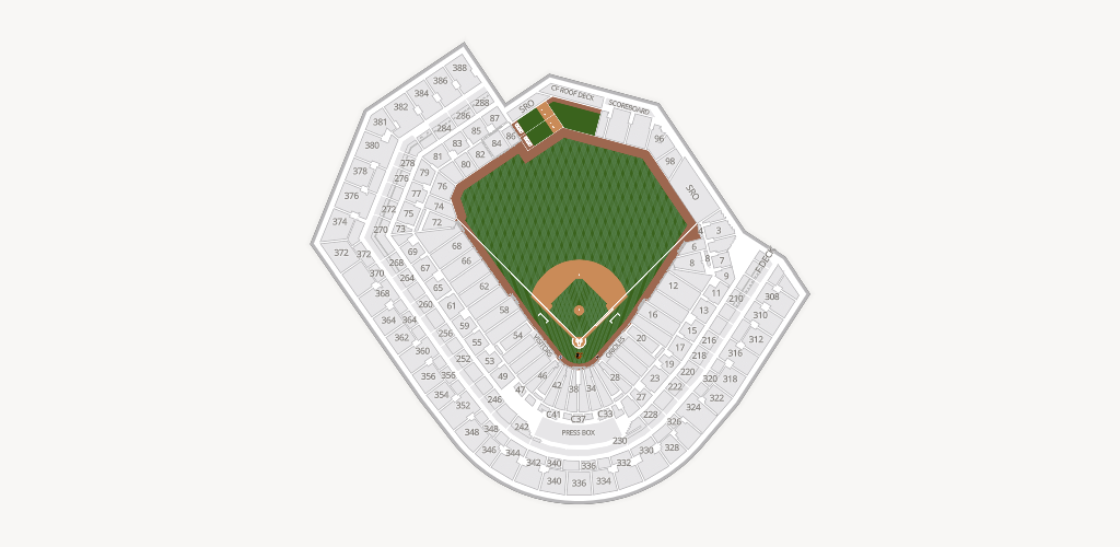 Oriole Park at Camden Yards Seating Chart