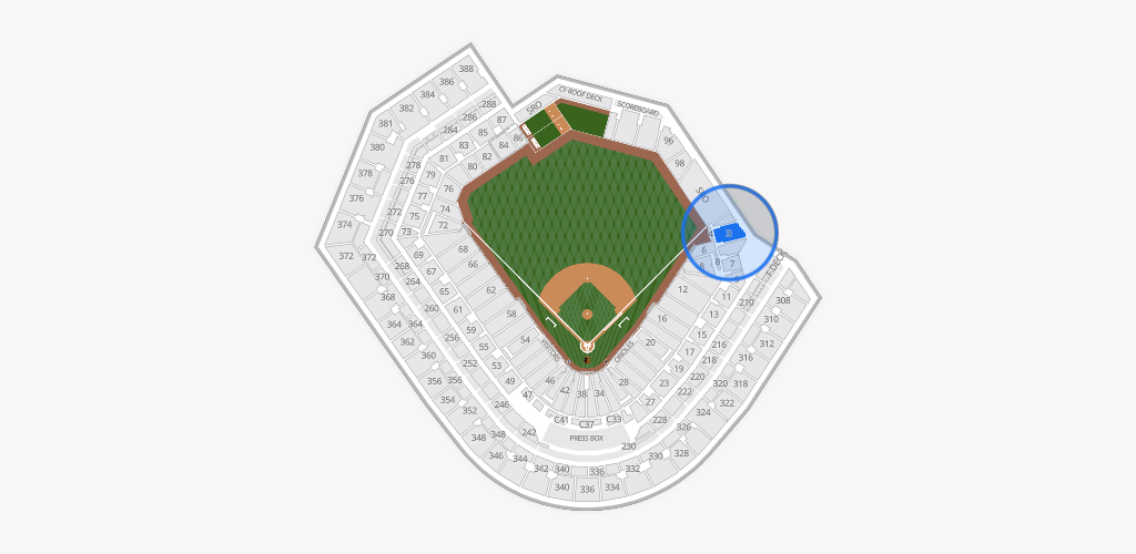 Oriole Park at Camden Yards Seating Chart
