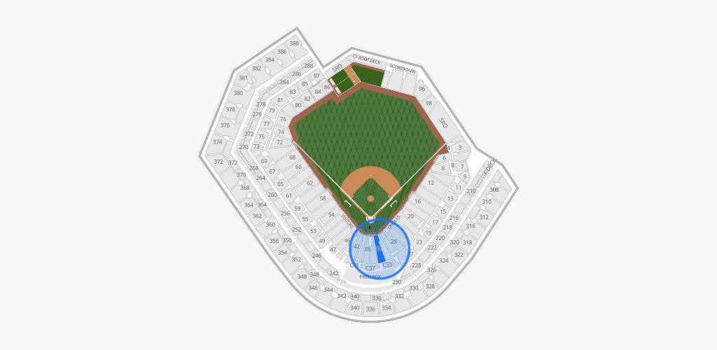 Oriole Park at Camden Yards Seating Chart