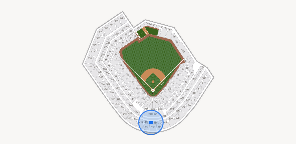 Oriole Park at Camden Yards Seating Chart