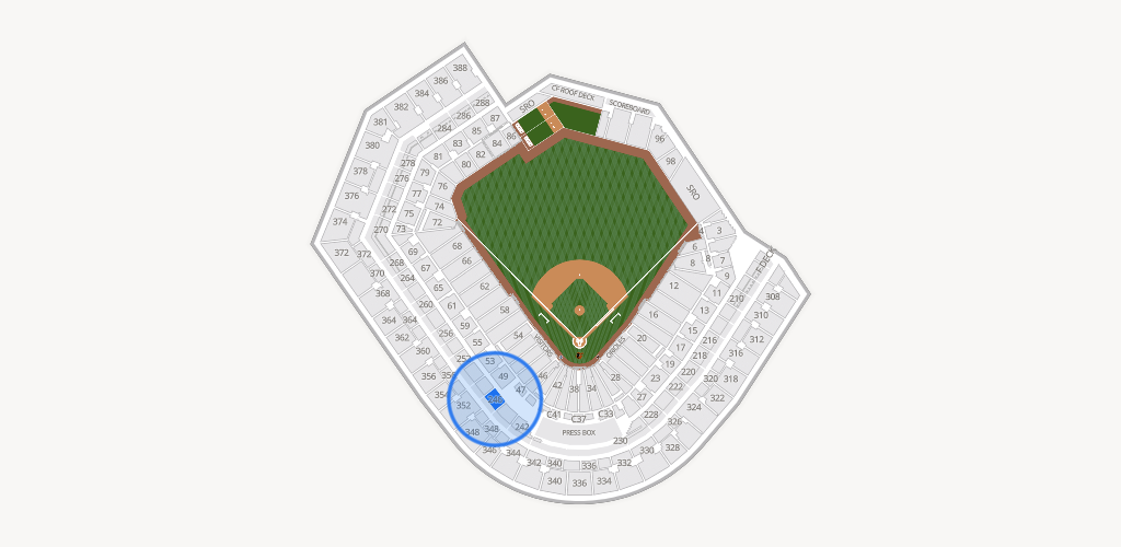 Oriole Park at Camden Yards Seating Chart