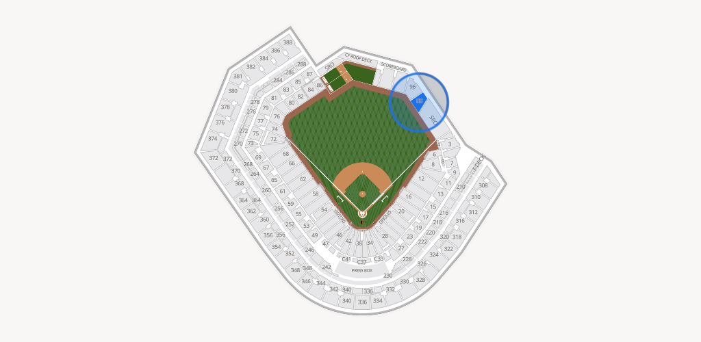 Oriole Park at Camden Yards Seating Chart
