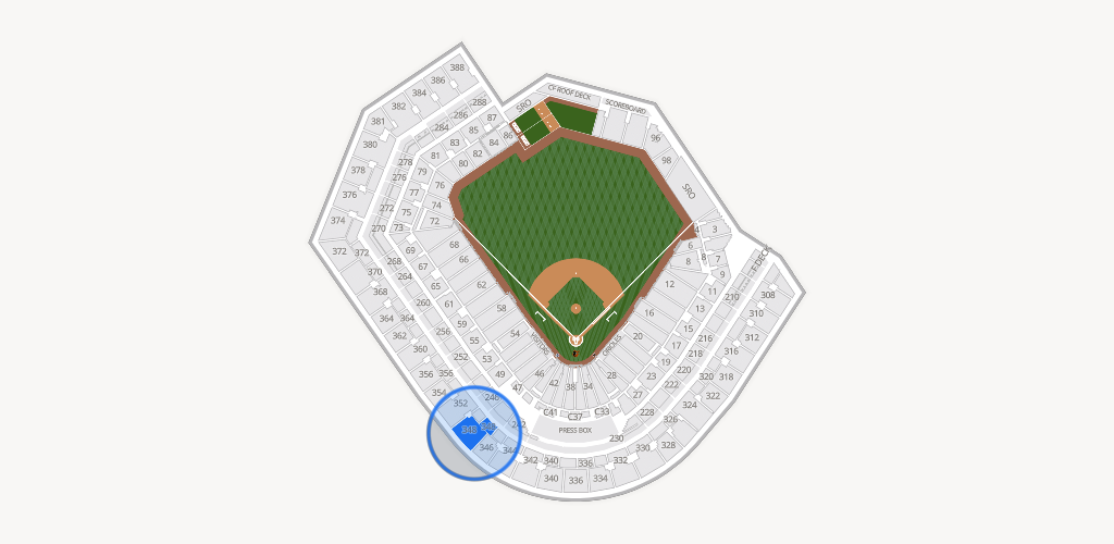 Oriole Park at Camden Yards Seating Chart