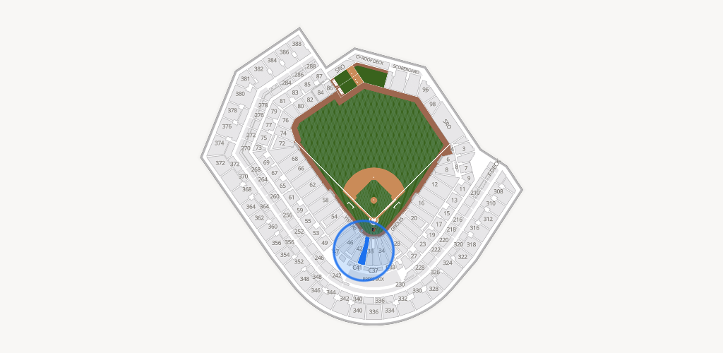 Oriole Park at Camden Yards Seating Chart