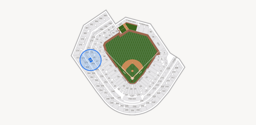 Oriole Park at Camden Yards Seating Chart