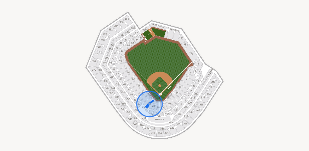 Oriole Park at Camden Yards Seating Chart