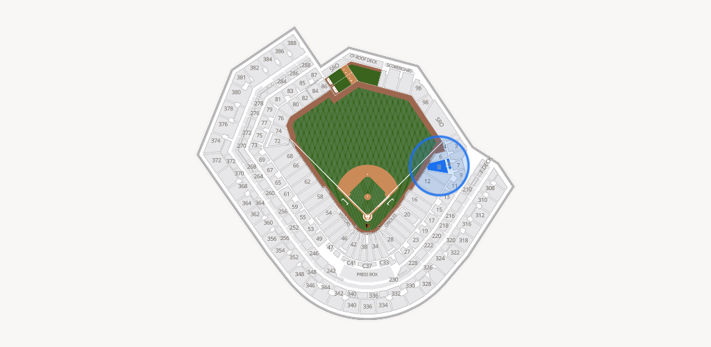 Oriole Park at Camden Yards Seating Chart