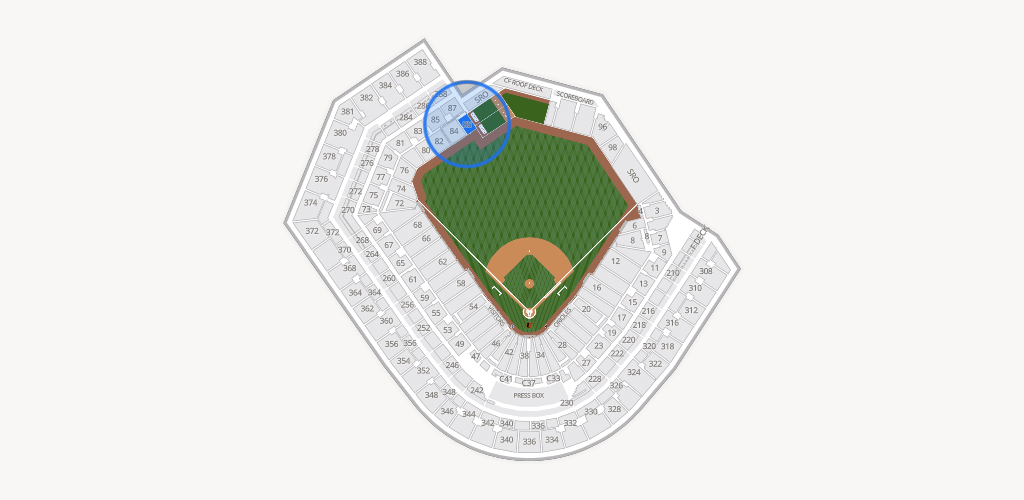 Oriole Park at Camden Yards Seating Chart