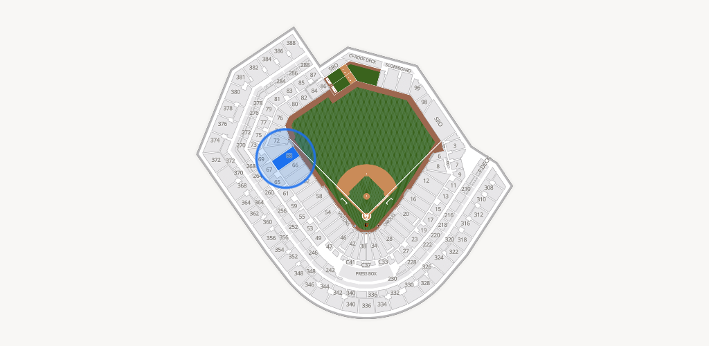 Oriole Park at Camden Yards Seating Chart