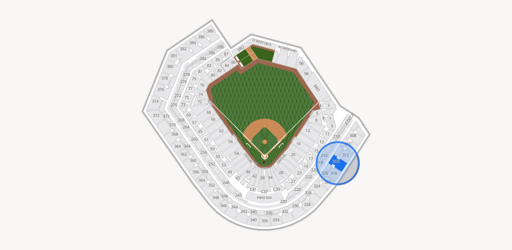 Oriole Park at Camden Yards Seating Chart