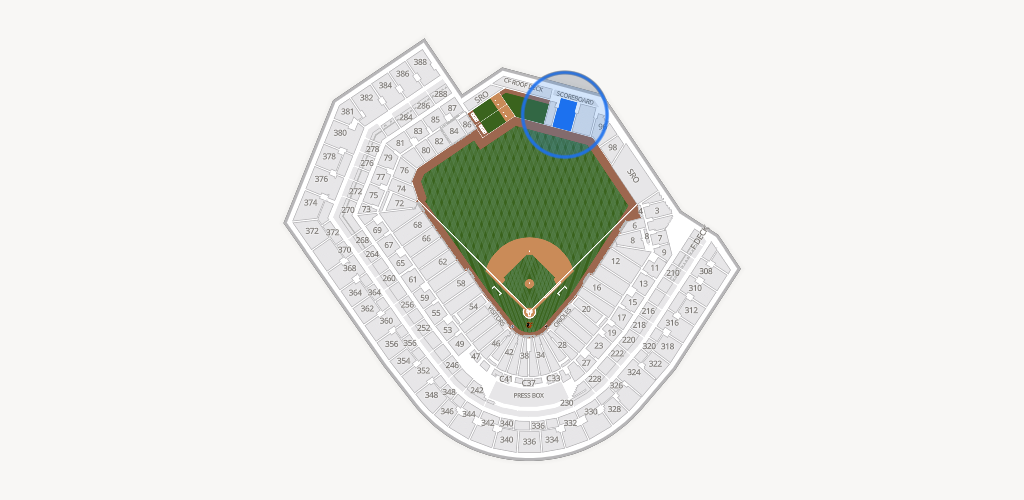 Oriole Park at Camden Yards Seating Chart