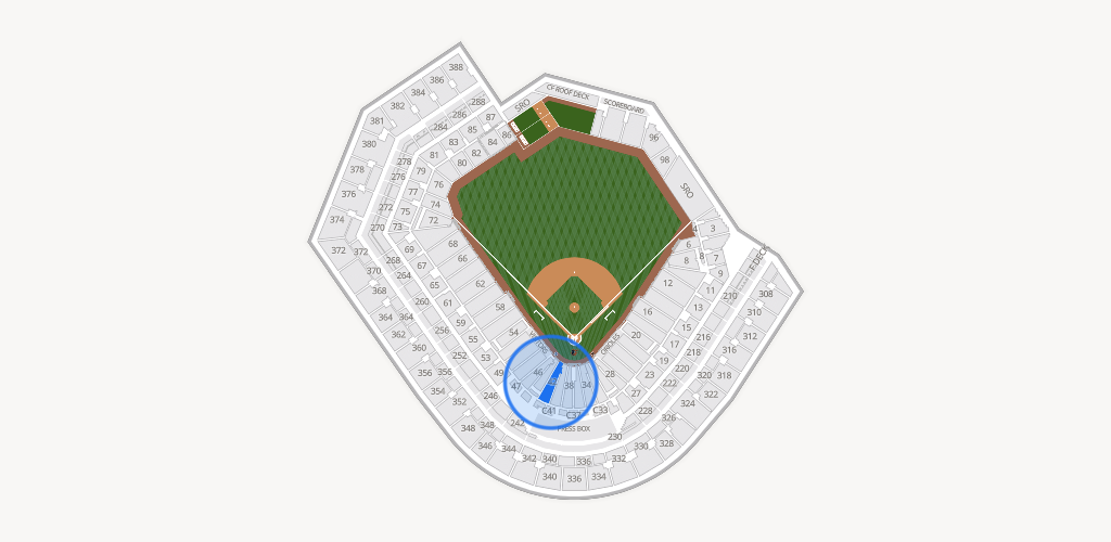 Oriole Park at Camden Yards Seating Chart
