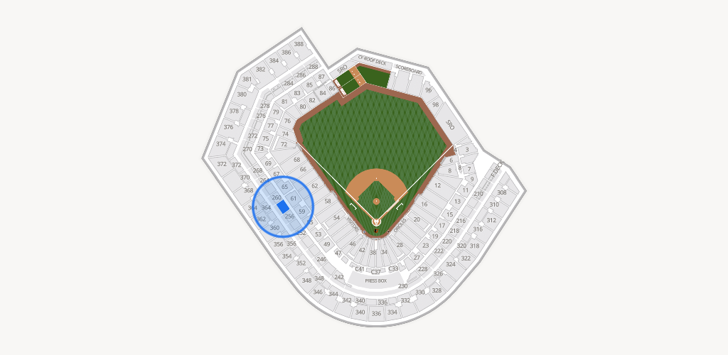 Oriole Park at Camden Yards Seating Chart