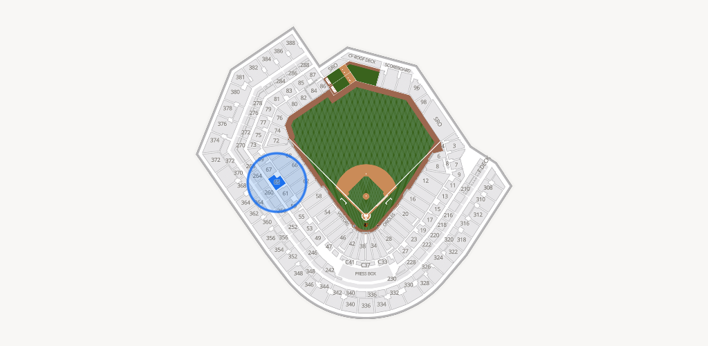 Oriole Park at Camden Yards Seating Chart