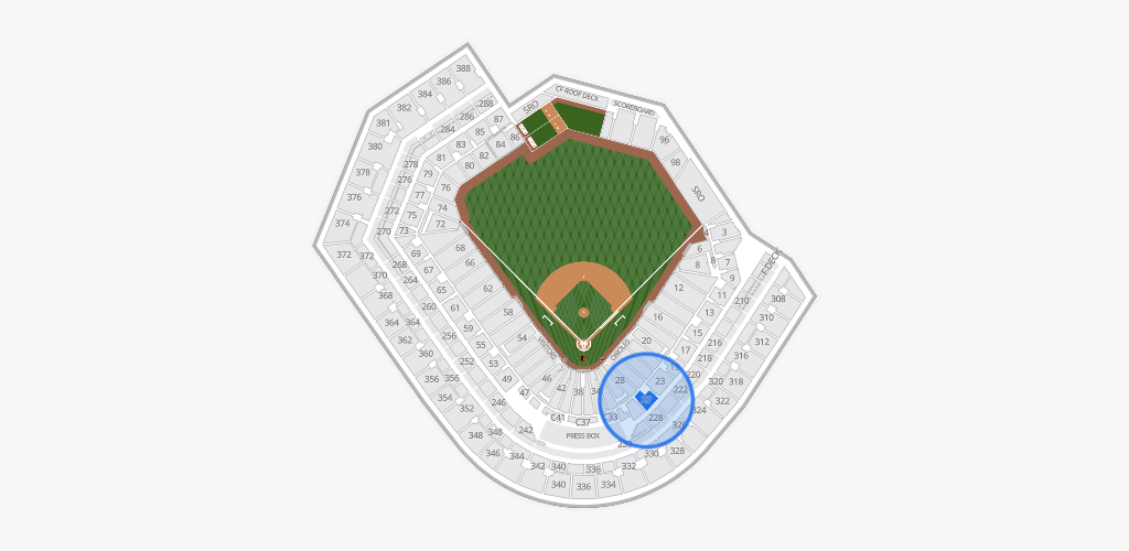 Oriole Park at Camden Yards Seating Chart