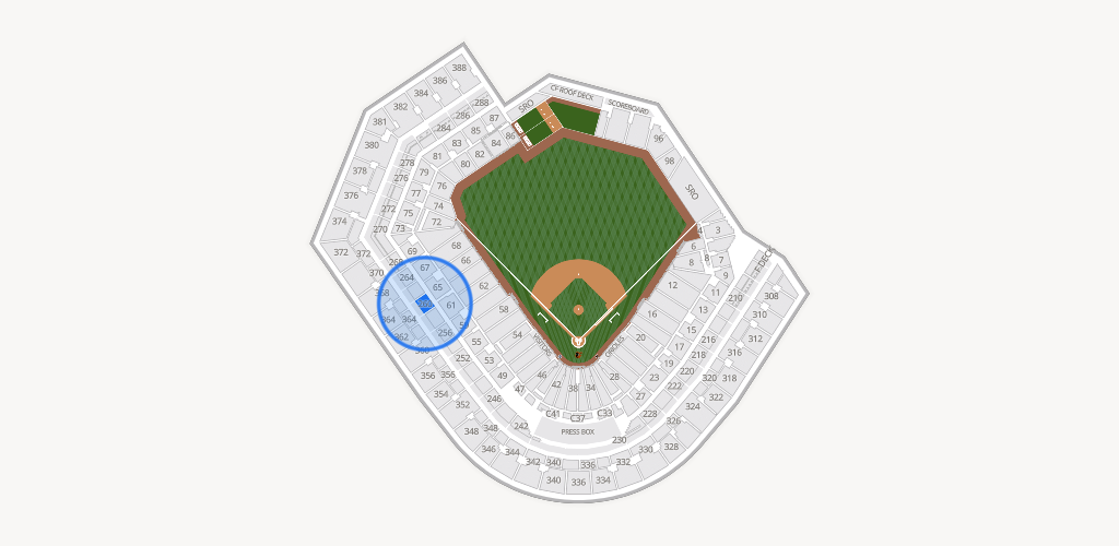 Oriole Park at Camden Yards Seating Chart