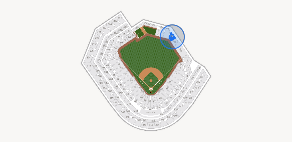 Oriole Park at Camden Yards Seating Chart