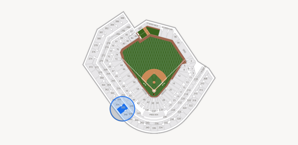 Oriole Park at Camden Yards Seating Chart