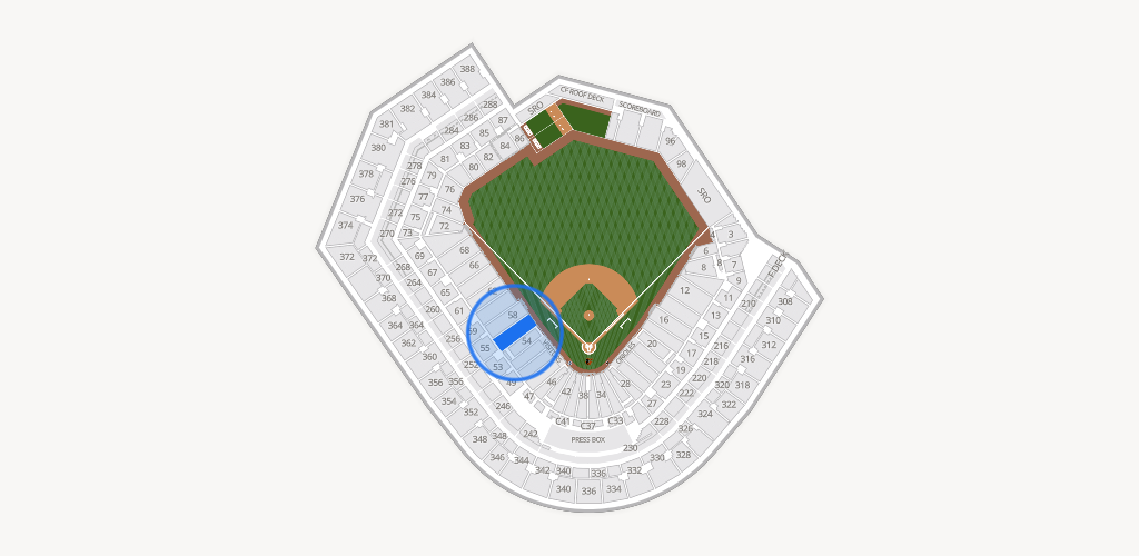 Oriole Park at Camden Yards Seating Chart