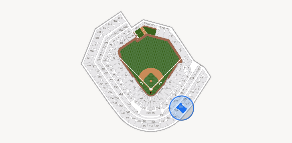 Oriole Park at Camden Yards Seating Chart