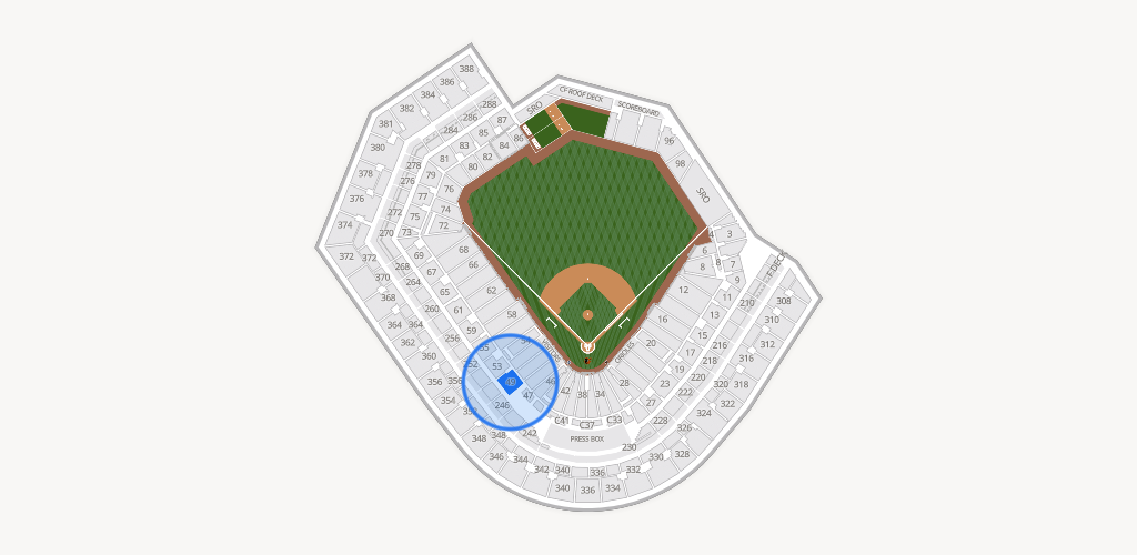 Oriole Park at Camden Yards Seating Chart