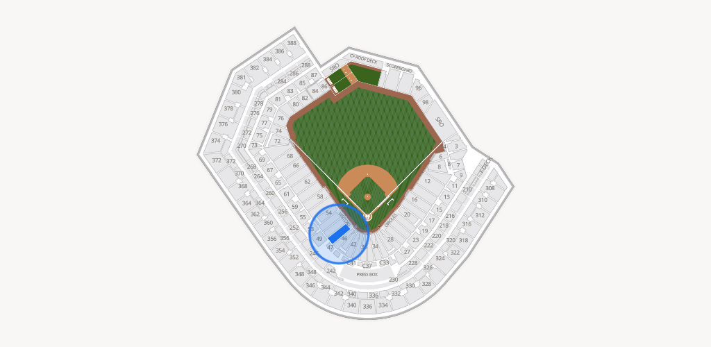 Oriole Park at Camden Yards Seating Chart