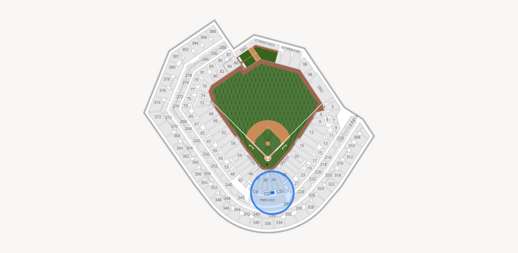 Oriole Park at Camden Yards Seating Chart
