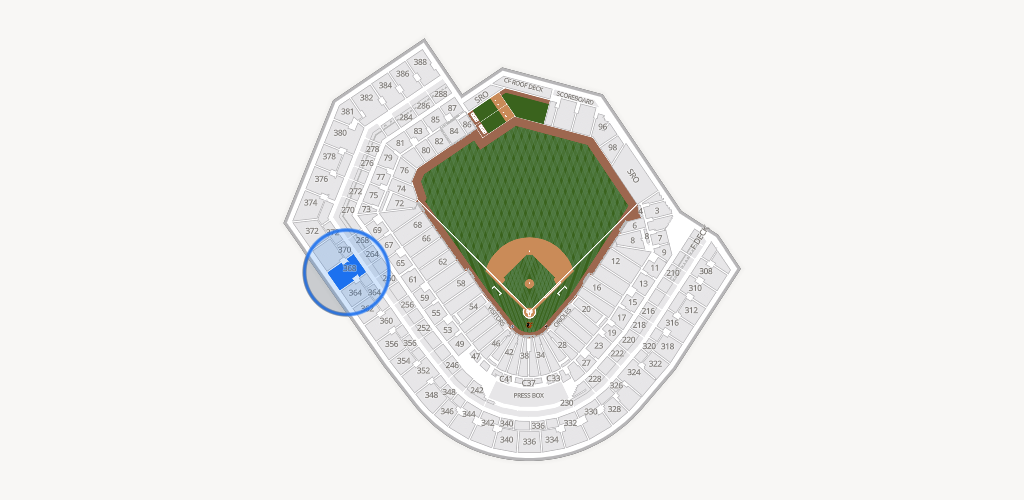 Oriole Park at Camden Yards Seating Chart