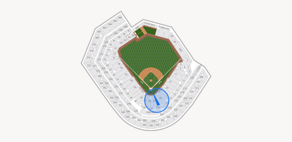 Oriole Park at Camden Yards Seating Chart