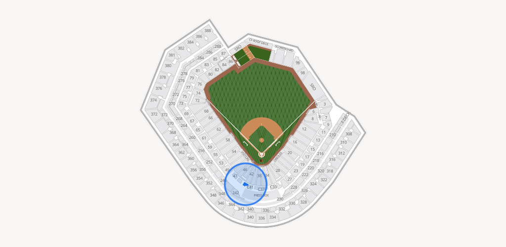 Oriole Park at Camden Yards Seating Chart