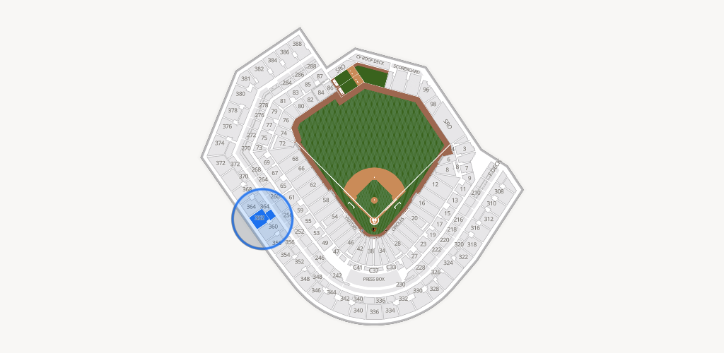 Oriole Park at Camden Yards Seating Chart