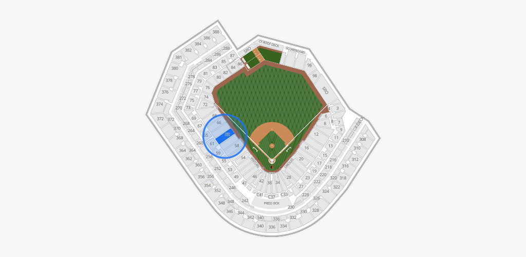 Oriole Park at Camden Yards Seating Chart