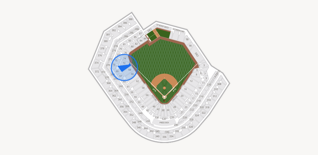Oriole Park at Camden Yards Seating Chart