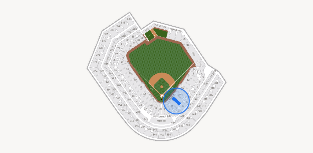 Oriole Park at Camden Yards Seating Chart