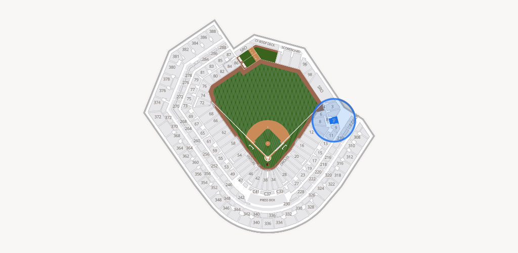 Oriole Park at Camden Yards Seating Chart