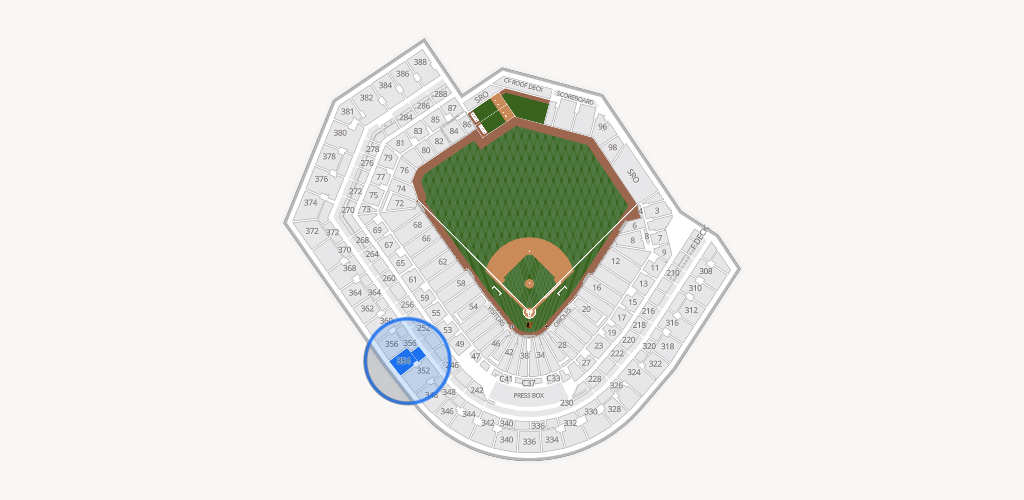 Oriole Park at Camden Yards Seating Chart