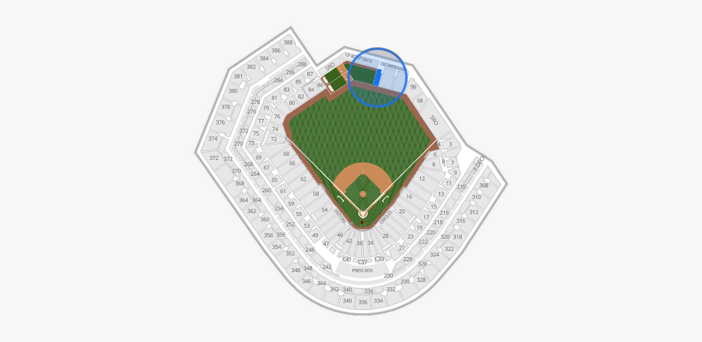 Oriole Park at Camden Yards Seating Chart