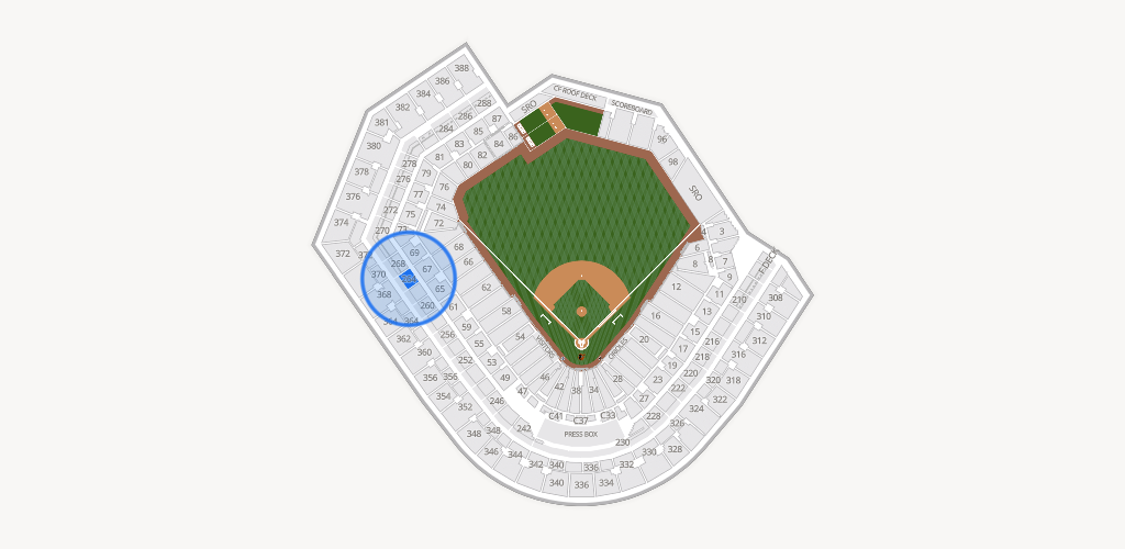 Oriole Park at Camden Yards Seating Chart