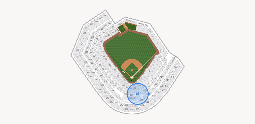Oriole Park at Camden Yards Seating Chart