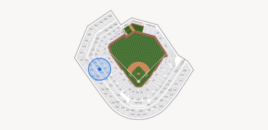 Oriole Park at Camden Yards Seating Chart