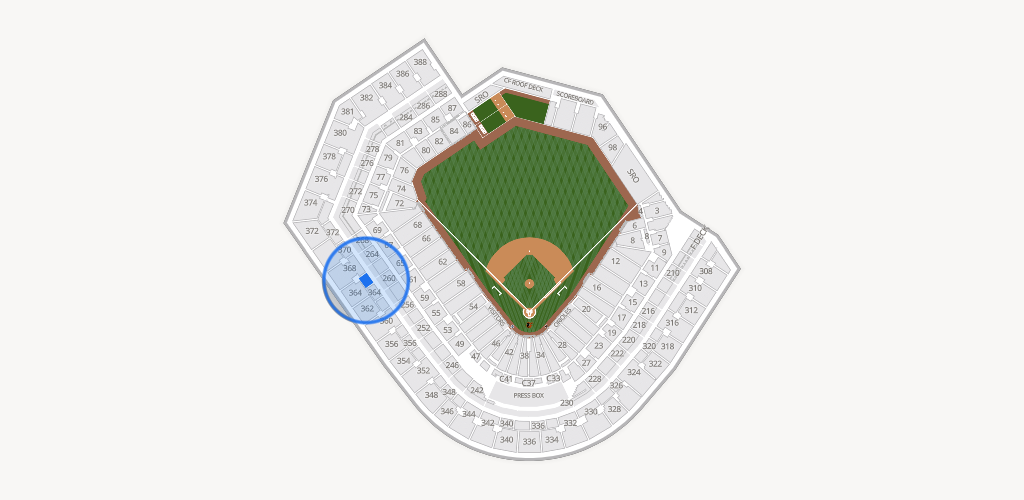 Oriole Park at Camden Yards Seating Chart