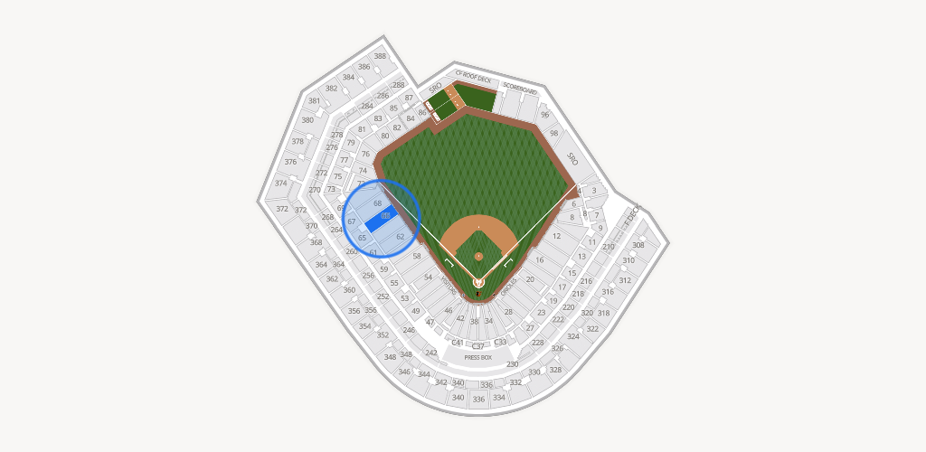 Oriole Park at Camden Yards Seating Chart
