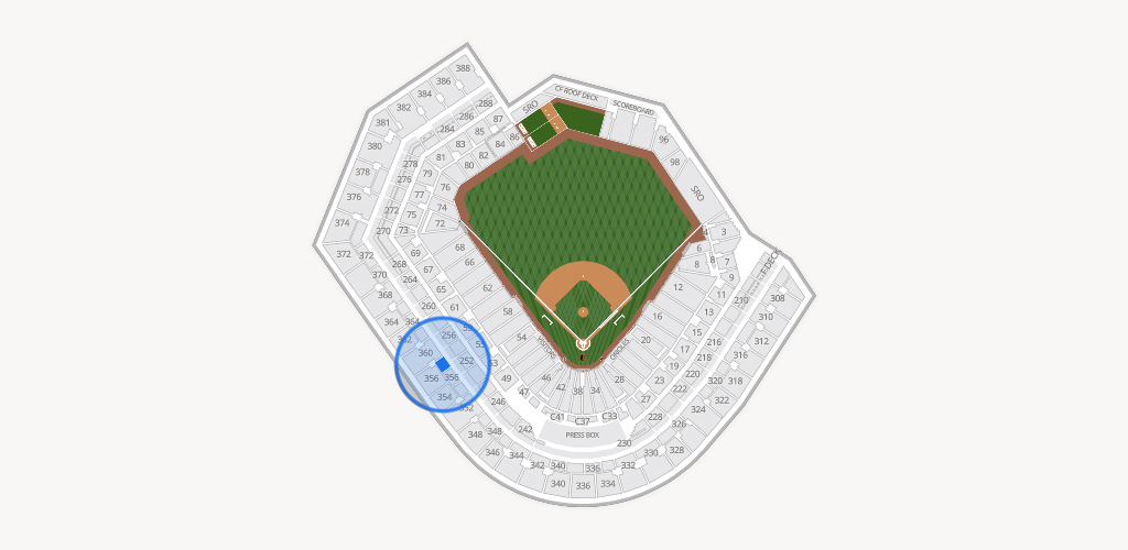 Oriole Park at Camden Yards Seating Chart